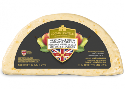 Coombe Castle - Wensleydale Apple & Pear - (150g-170g)