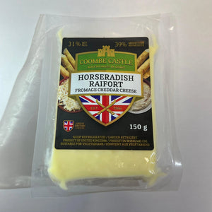 Coombe Castle - Horseradish Cheddar Cheese - (150g - 175g)