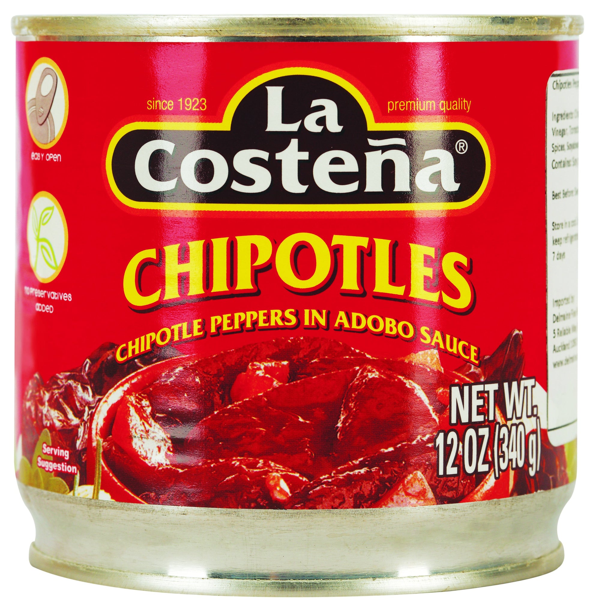 Large Chipotle Peppers in Adobo Sauce