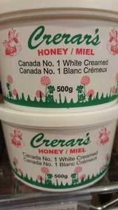 Unpasteurized White Creamed Honey