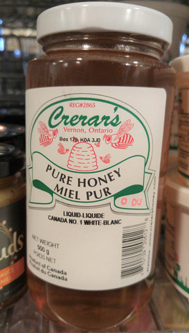 Unpasteurized White Liquid Honey