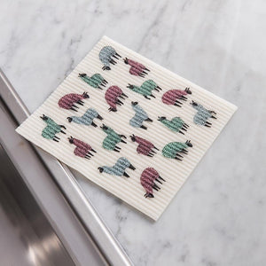 Swedish Dish Cloth - Llama