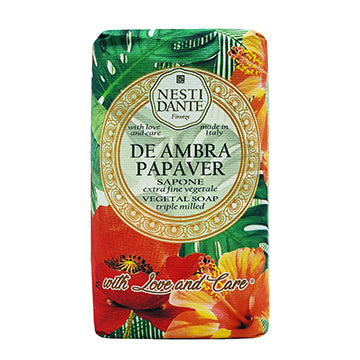 Nesti Dante Soaps - With Love and Care - De Ambra Papaver - 250g