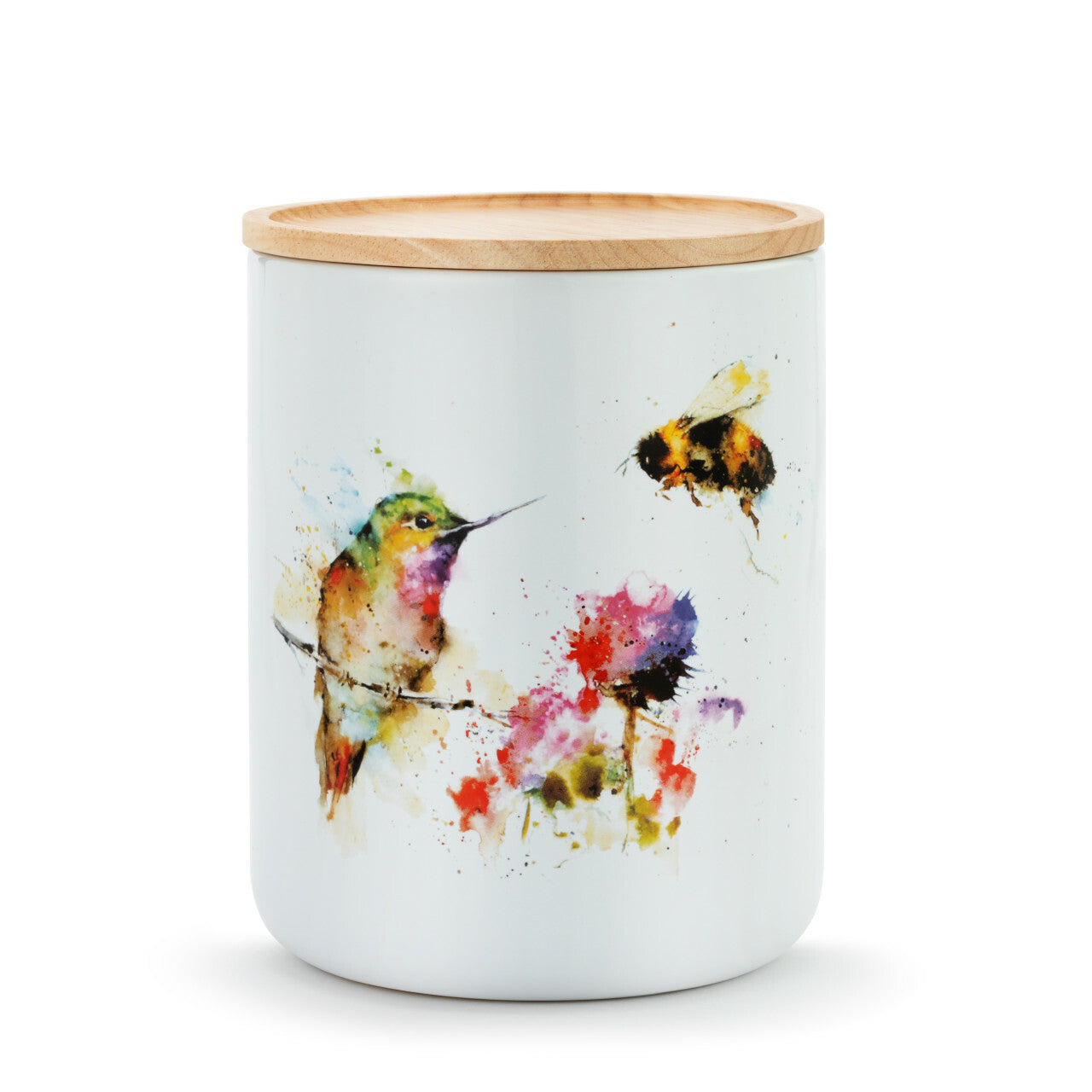 Large Canister - Garden Visitors