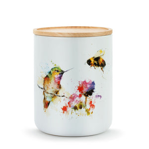 Large Canister - Garden Visitors