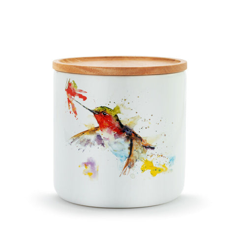 Small Canister - Hummer & Flower