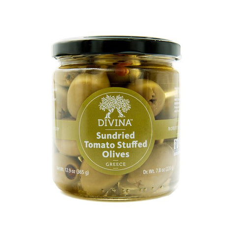 Sun-dried Tomato Stuffed Olives