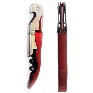 Double Lever Corkscrew - Metallic Red