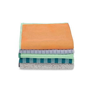Recycled Microfibre Essential Cloths - Set of 5