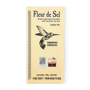 Hummingbird Chocolate - Fleur de Sel 70% - 60 Gr
