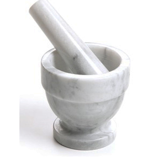 Mortar & Pestle - White Marble