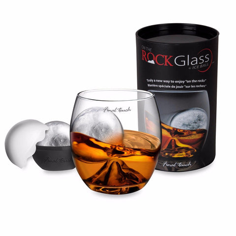 On The Rock Glass with Ice Ball Mould