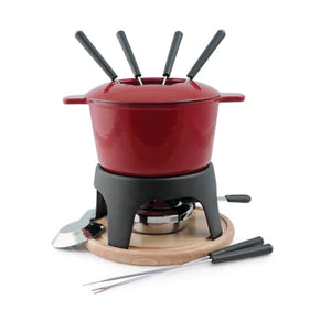 Fondue Set - Cast Iron - Sierra - 11 pc Set