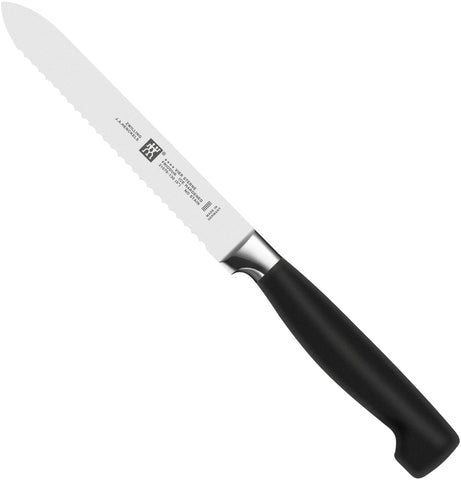 Twin Four Star Serrated Bagel Knife - 5"