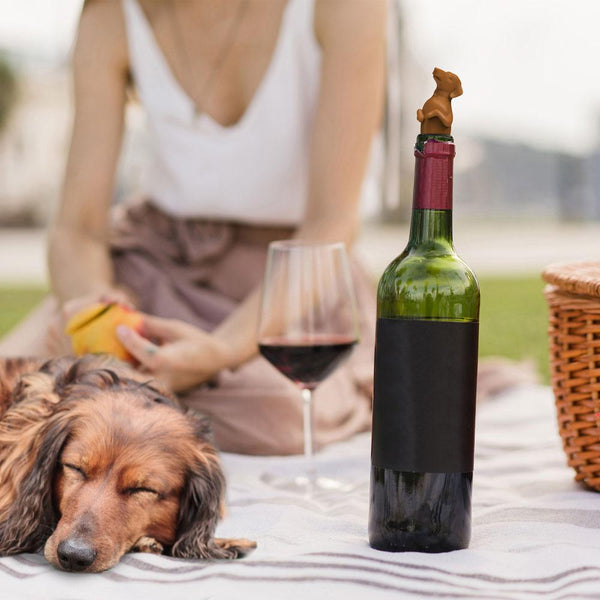 Bottle Stopper - Winer Dog