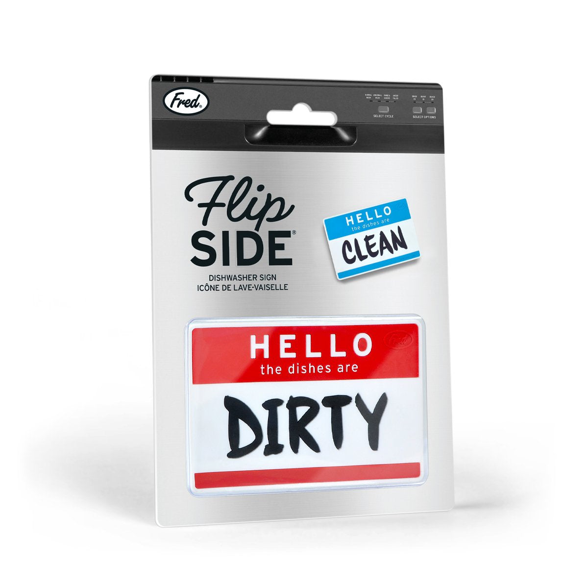 Flip Side Dishwasher Magnet - Hello