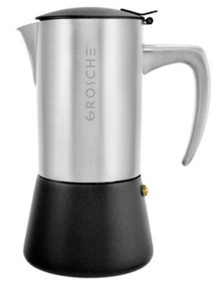 Stovetop Espresso Maker Moka Pot - Stainless Steel
