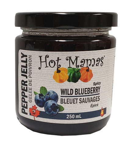Spicy Wild Blueberry Pepper Jelly