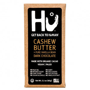 Cashew Butter + Vanilla Bean Dark Chocolate Bar