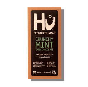 Crunchy Mint Dark Chocolate Bar