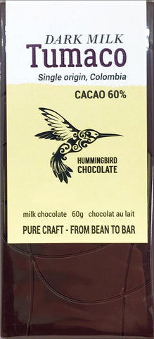 Hummingbird Chocolate - Tumaco 60% - 60 Gr