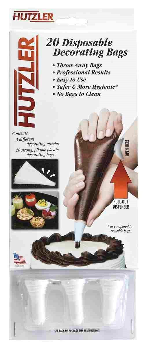 Disposable Pastry Bags - 20 Bags