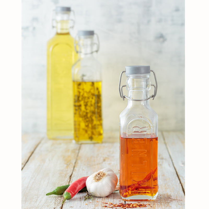 Kilner - Square Clip-Top Bottle - 600ml
