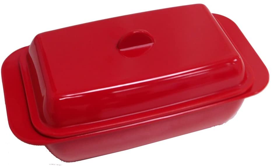 Melamine Butter Dish - Red