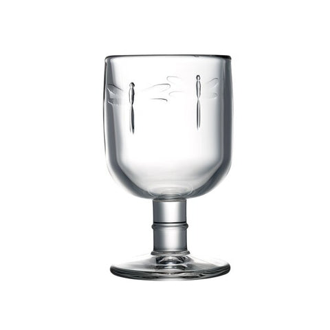 Dragonfly Glass Goblet
