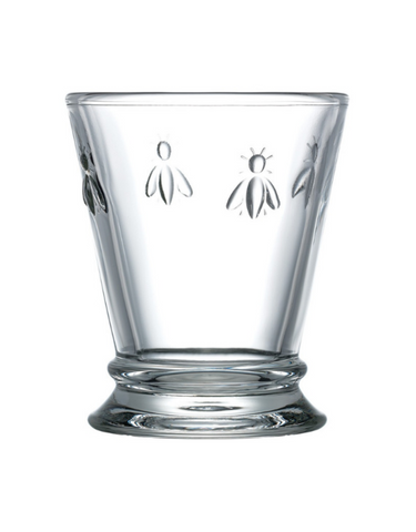 Small Bee Glass Tumbler