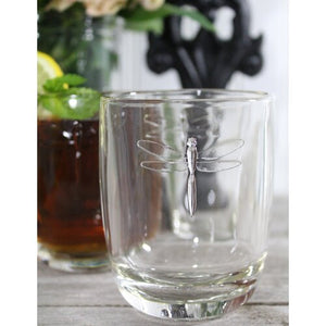 Dragonfly Glass Tumbler