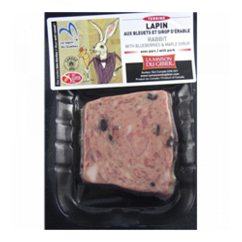 Maison Du Gibier - Rabbit Terrine - With blueberries & maple syrup