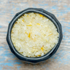 Salt Spring Sea Salt -Fleur De Sel Lemon Zest 45gr
