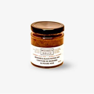 Michael's Dolce Jam - Rhubarb & Black Pepper 190ml