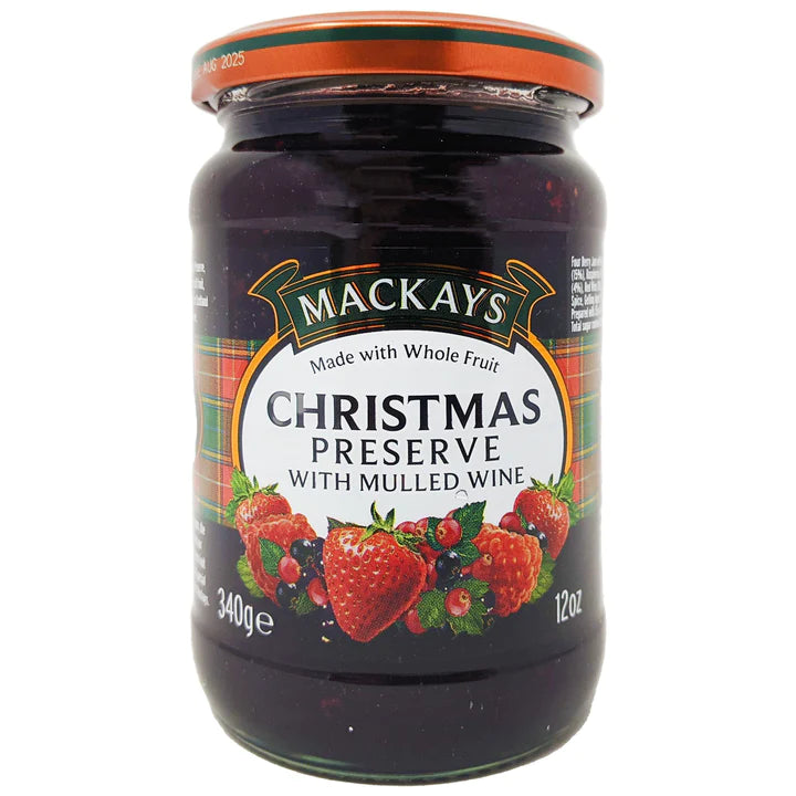 Mackays – Christmas Preserve With Mulled Wine – Seasonal – 340gr