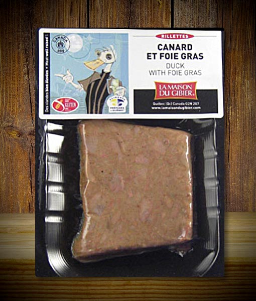 Maison Du Gibier - Duck Rillete with Foie Gras - 100gr