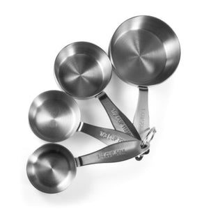 Silver Measuring Cups - Set of 4