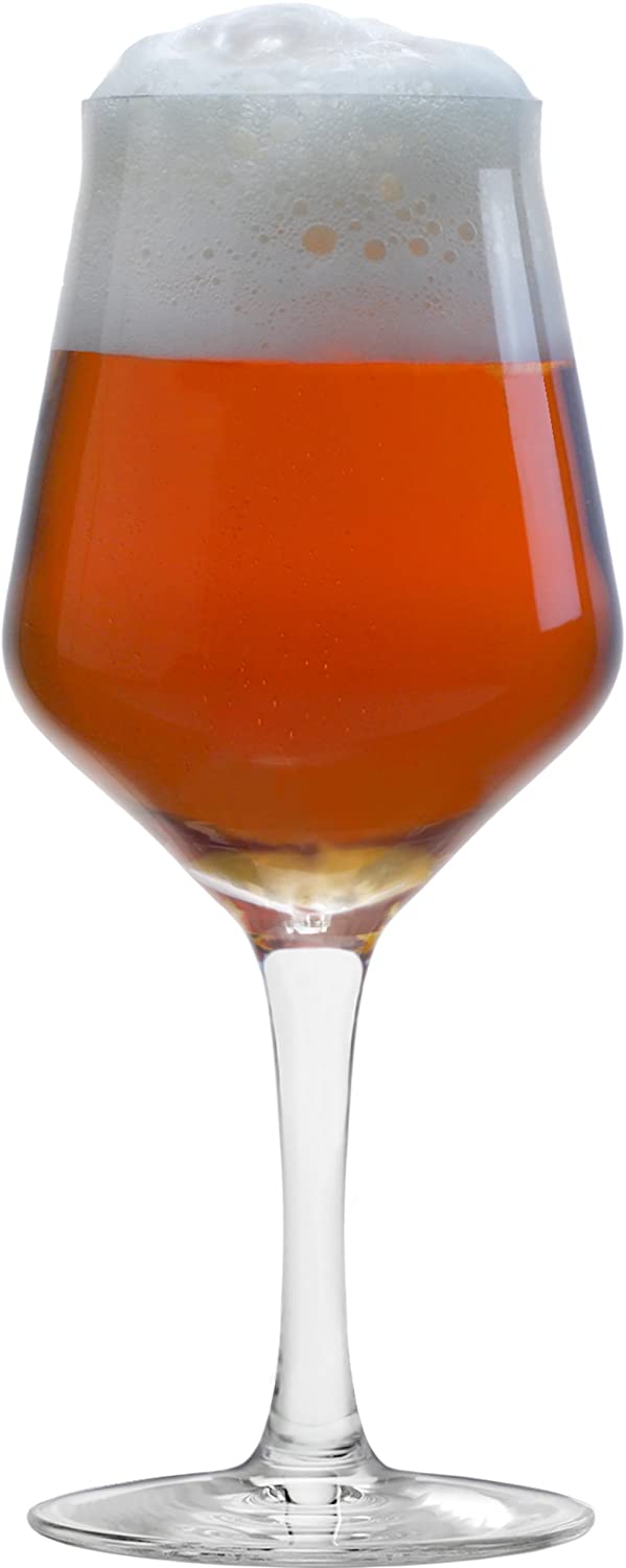 Amber Beer Glasses - Set of 2