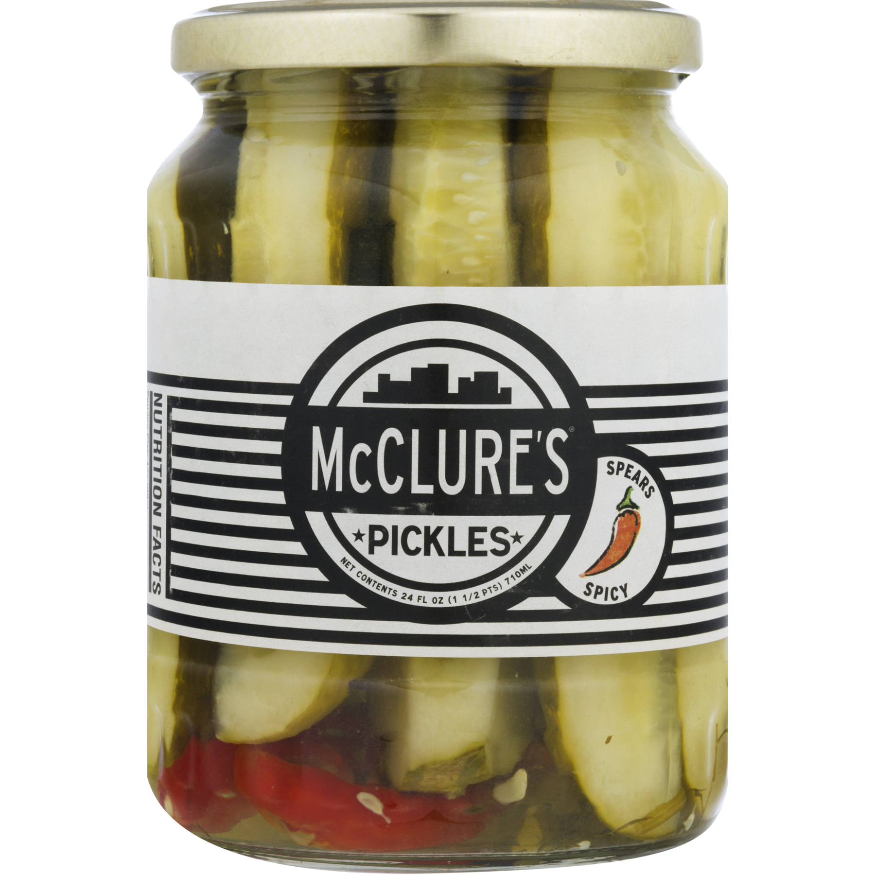McClure's - Dill Pickles Spicy Spears - 750ml