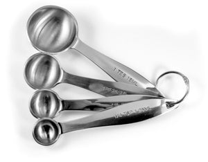 Measuring Spoons - Stirling Silver - Set of 4
