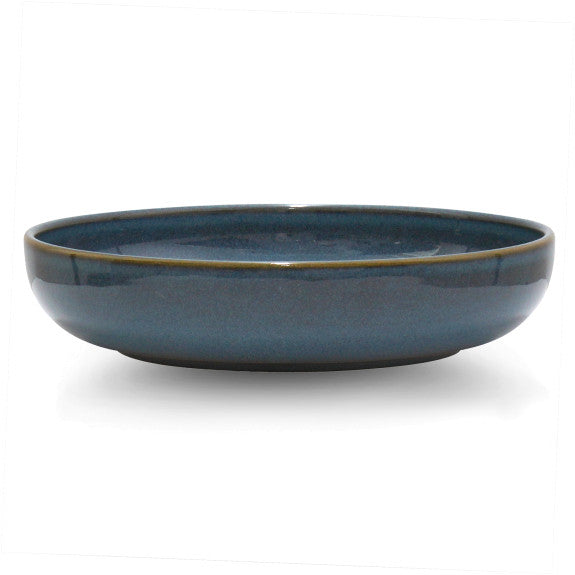 Mesa - Pasta Bowl - Blue Stoneware - 22cm