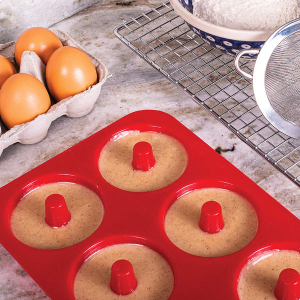 Mrs. Anderson - Donut Pan - Silicone - 6 slot