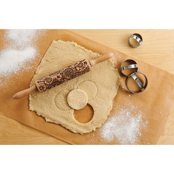 Mrs. Anderson's - Rolling Pin - Paisley Design - 8in