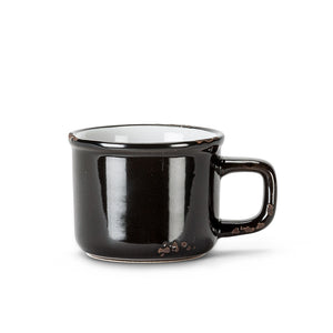 Mug - Enamel Look - Espresso - Black