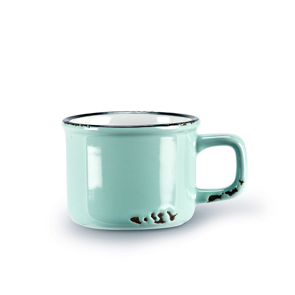 Mug - Enamel Look - Espresso - Green