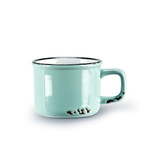 Mug - Enamel Look - Espresso - Green