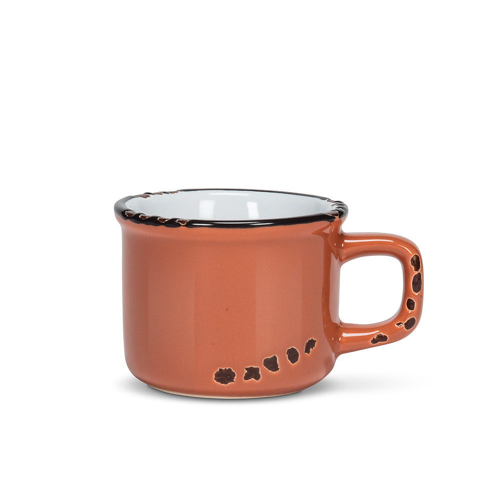 Mug - Enamel Look - Espresso - Terra