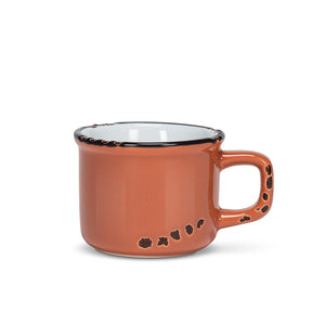 Mug - Enamel Look - Espresso - Terra
