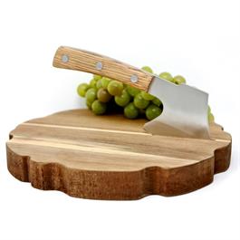 Natural Living - Cheese Board - With Chopper