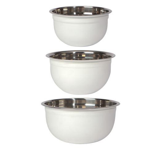 Mixing Bowl - White - Set of 3